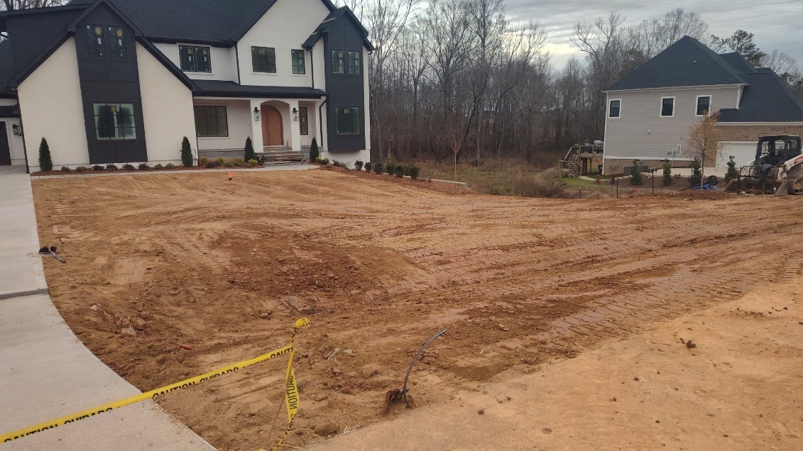 Grading & Excavation completed project