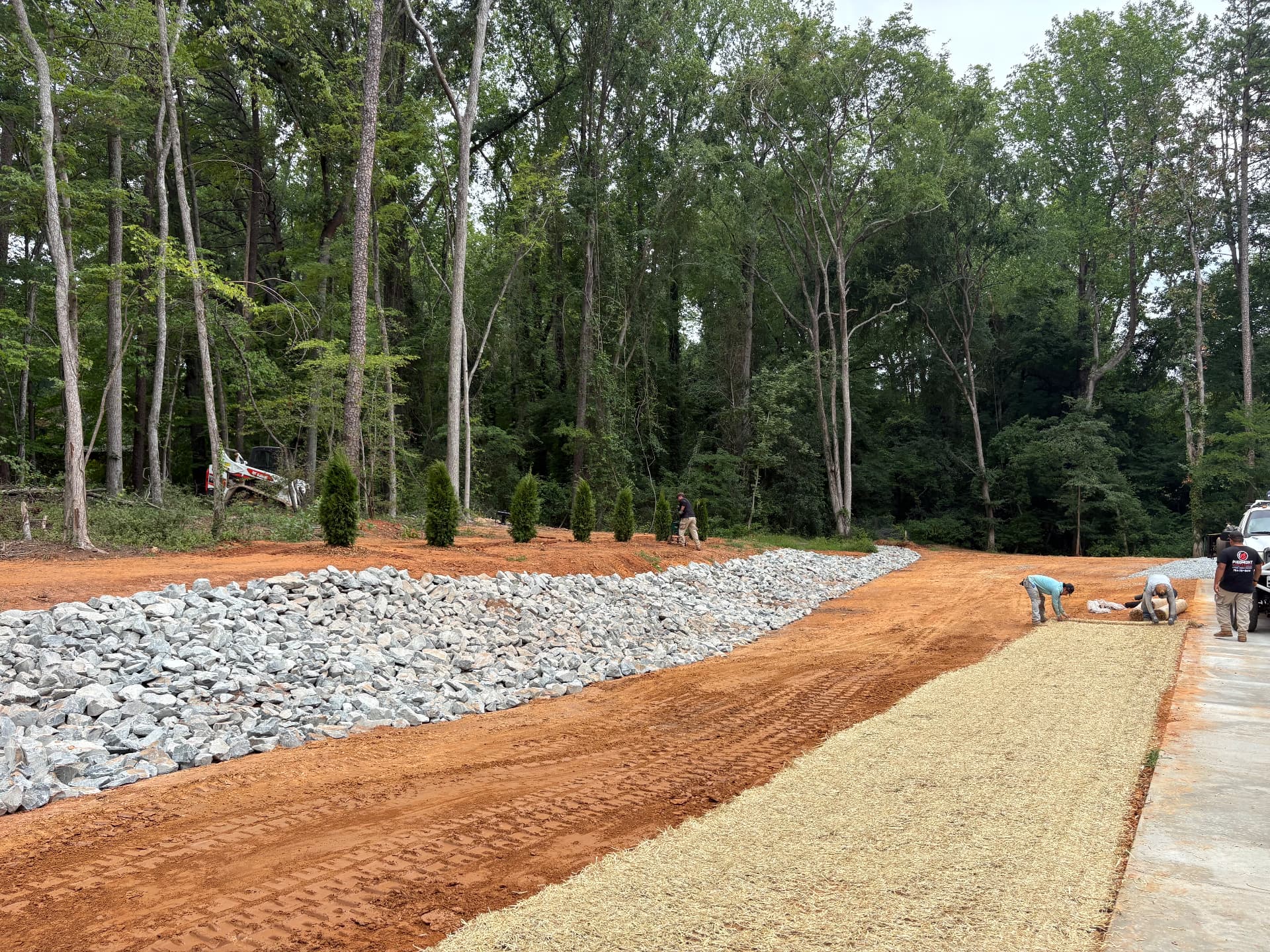 Erosion Control work in progress